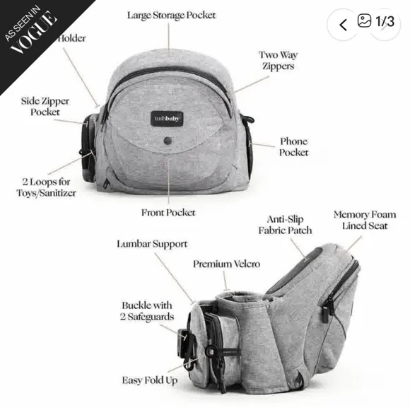 Tushbaby Comfortable Baby Belt - Picture 2 of 6